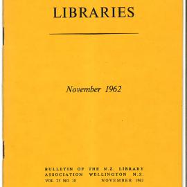 New Zealand Libraries Vol. 25, No. 10