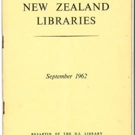 New Zealand Libraries Vol. 25, No. 8