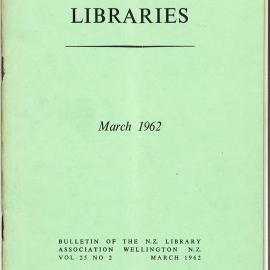 New Zealand Libraries Vol. 25, No. 2