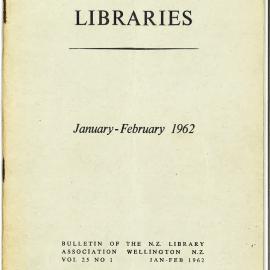 New Zealand Libraries Vol. 25, No. 1