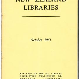 New Zealand Libraries Vol. 24, No. 9