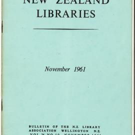 New Zealand Libraries Vol. 24, No. 10