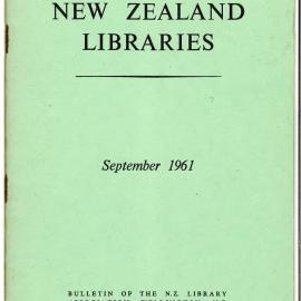 New Zealand Libraries Vol. 24, No. 8