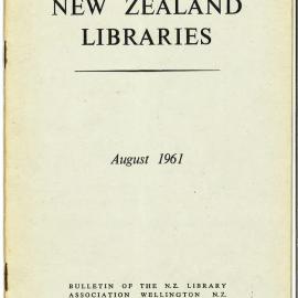 New Zealand Libraries Vol. 24, No. 7