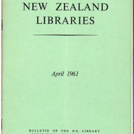 New Zealand Libraries Vol. 24, No. 3