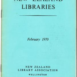New Zealand Libraries Vol. 33, No. 1