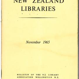 New Zealand Libraries Vol. 28, No. 10