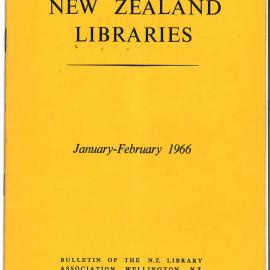 New Zealand Libraries Vol. 29, No. 1