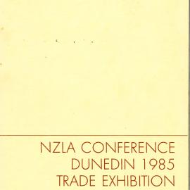 NZLA CONFERENCE DUNEDIN 1985 TRADE EXHIBITION