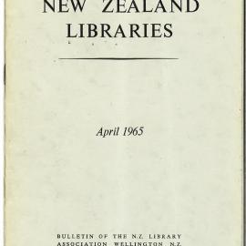 New Zealand Libraries Vol. 28, No. 3
