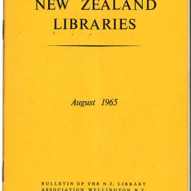 New Zealand Libraries Vol. 28, No. 7