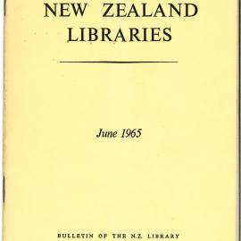 New Zealand Libraries Vol. 28, No. 5