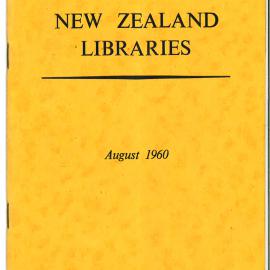 New Zealand Libraries Vol. 23, No. 7 (alternative copy)