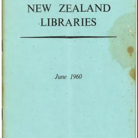 New Zealand Libraries Vol. 23, No. 5 (alternative copy)