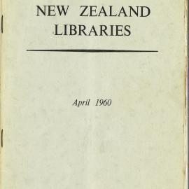 New Zealand Libraries Vol. 23, No. 3 (alternative copy)