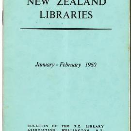 New Zealand Libraries Vol. 23, No. 1 (alternative copy)