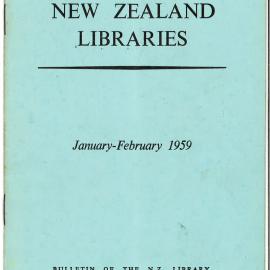 New Zealand Libraries Vol. 22, No. 1
