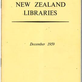 New Zealand Libraries Vol. 22, No. 10
