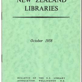 New Zealand Libraries Vol. 21, No. 7
