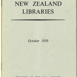 New Zealand Libraries Vol. 22, No. 8