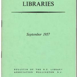 New Zealand Libraries Vol. 20, No. 7