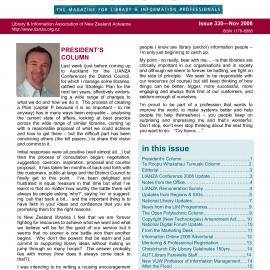 Library Life Issue 330 November 2008