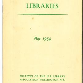 New Zealand Libraries Vol. 17, No. 4 (alternative copy)