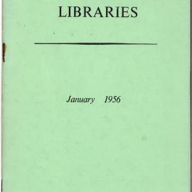 New Zealand Libraries Vol. 19, No. 1