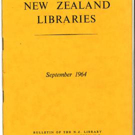 New Zealand Libraries Vol. 27, No. 8