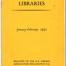 New Zealand Libraries Vol. 14, No. 1 (alternative copy)