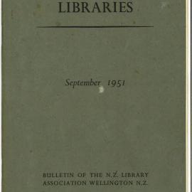 New Zealand Libraries Vol. 14, No. 8 (alternative copy)
