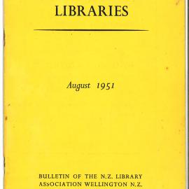New Zealand Libraries Vol. 14, No. 7 (alternative copy)