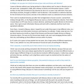 Leaders Mingle: an interview with Megan Ingle looking at leadership in NZ Libraries