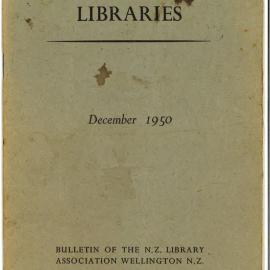 New Zealand Libraries Vol. 13, No. 11 (alternative copy)