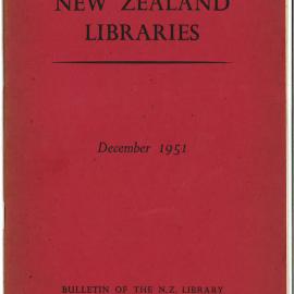 New Zealand Libraries Vol. 14, No. 11 (alternative copy)