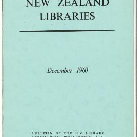 New Zealand Libraries Vol. 23, No. 11 (alternative copy)