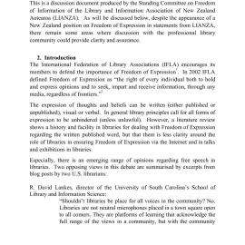 FoE Discussion Document