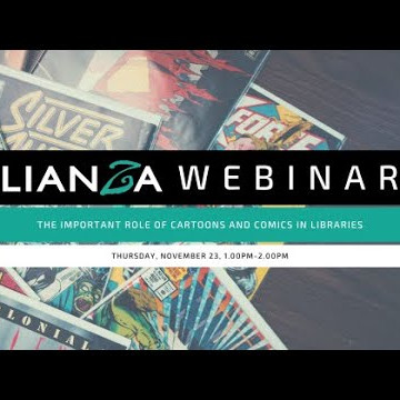 LIANZA Webinar - The important role of cartoons and comics in libraries