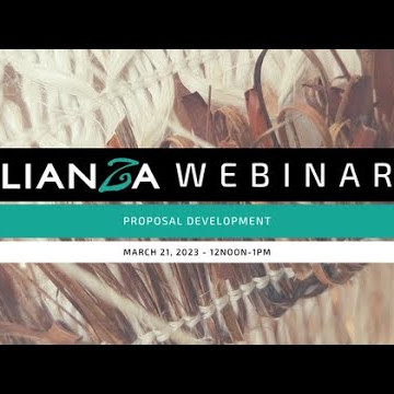 LIANZA Webinar - Proposal Development