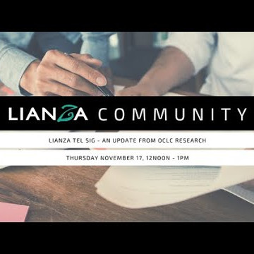 LIANZA TELSIG: An Update from OCLC Research