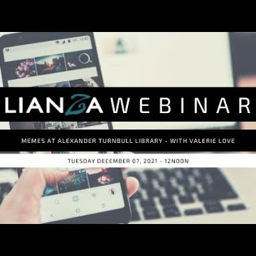 LIANZA Webinar – Memes at Alexander Turnbull Library