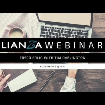 LIANZA Webinar – EBSCO FOLIO
