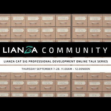 LIANZA CAT SIG Professional Development Online Talk Series - Panel discussion on using MarcEdit