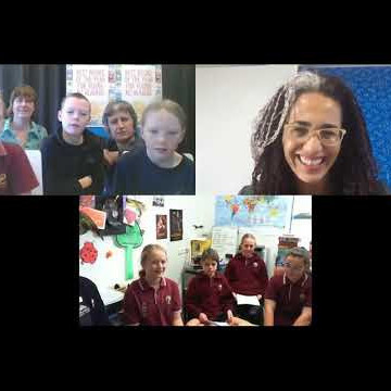 Selina Tusitala Marsh in an #NZCYA Books Alive event with LIANZA