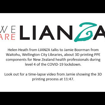 NZ librarian 3D prints PPE components for health professionals during COVID-19