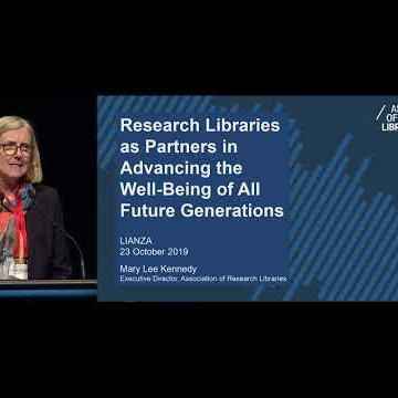 Mary Lee Kennedy - Keynote LIANZA Conference 2019