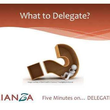5 Minutes On Effective Delegation