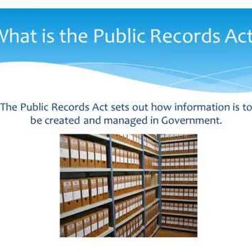 5 Minutes on the Public Records Act
