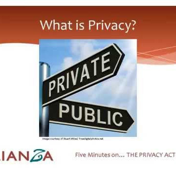 5 Minutes on the Privacy Act 1993