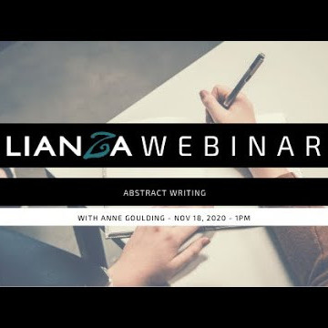 LIANZA WEBINAR - ABSTRACT WRITING